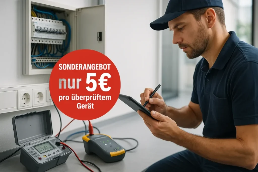 SBH 5€ Sonderangebot DGUV 3 Überprüfung