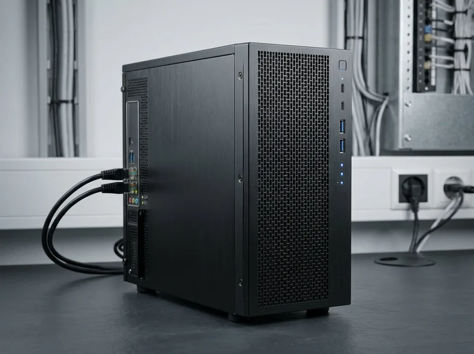 Kompakter SBH Mini-Server im Mini-Tower-Gehäuse